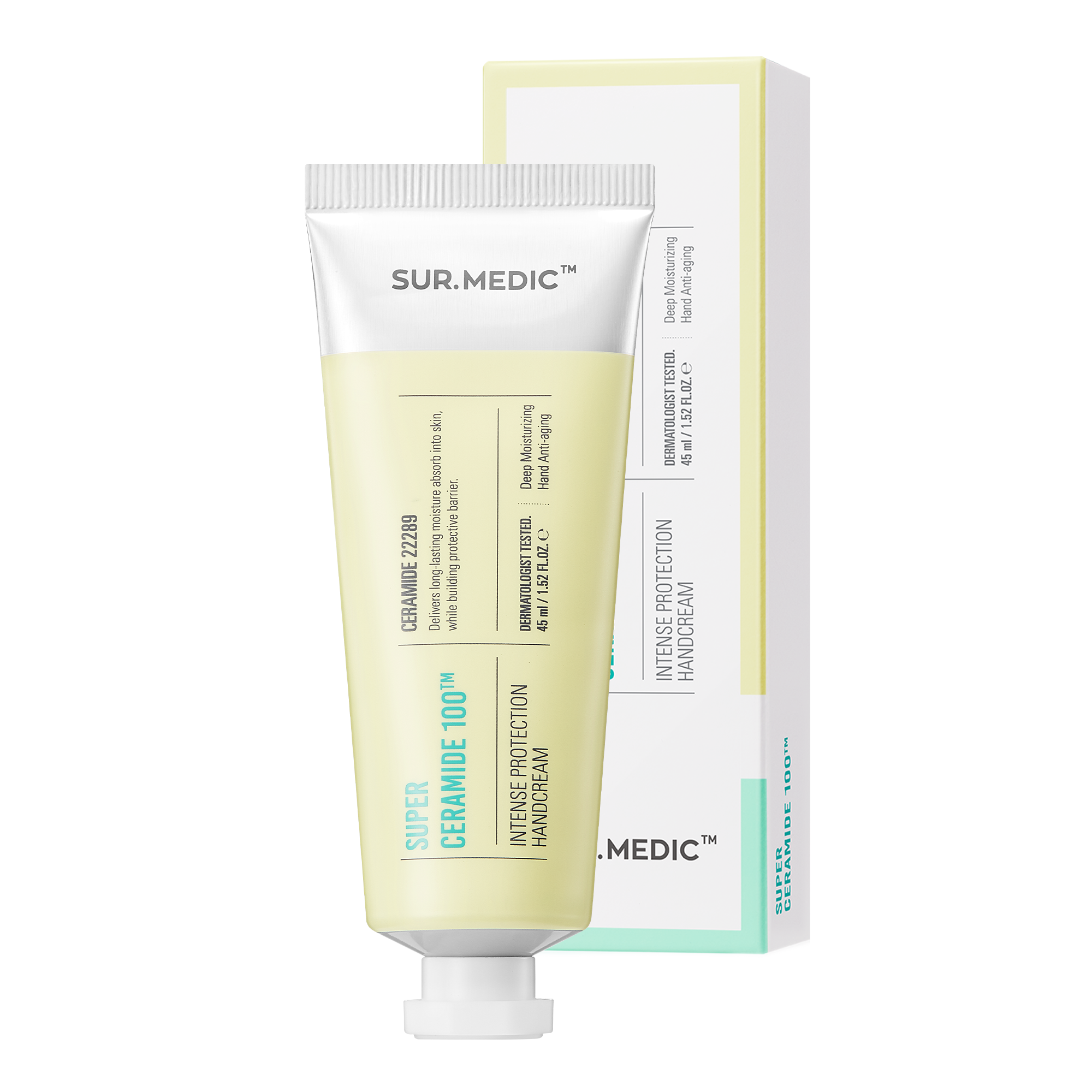 SUR.MEDIC+ SUPER CERAMIDE 100 INTENSE PROTECTION HAND CREAM 1.52 oz / 45ml