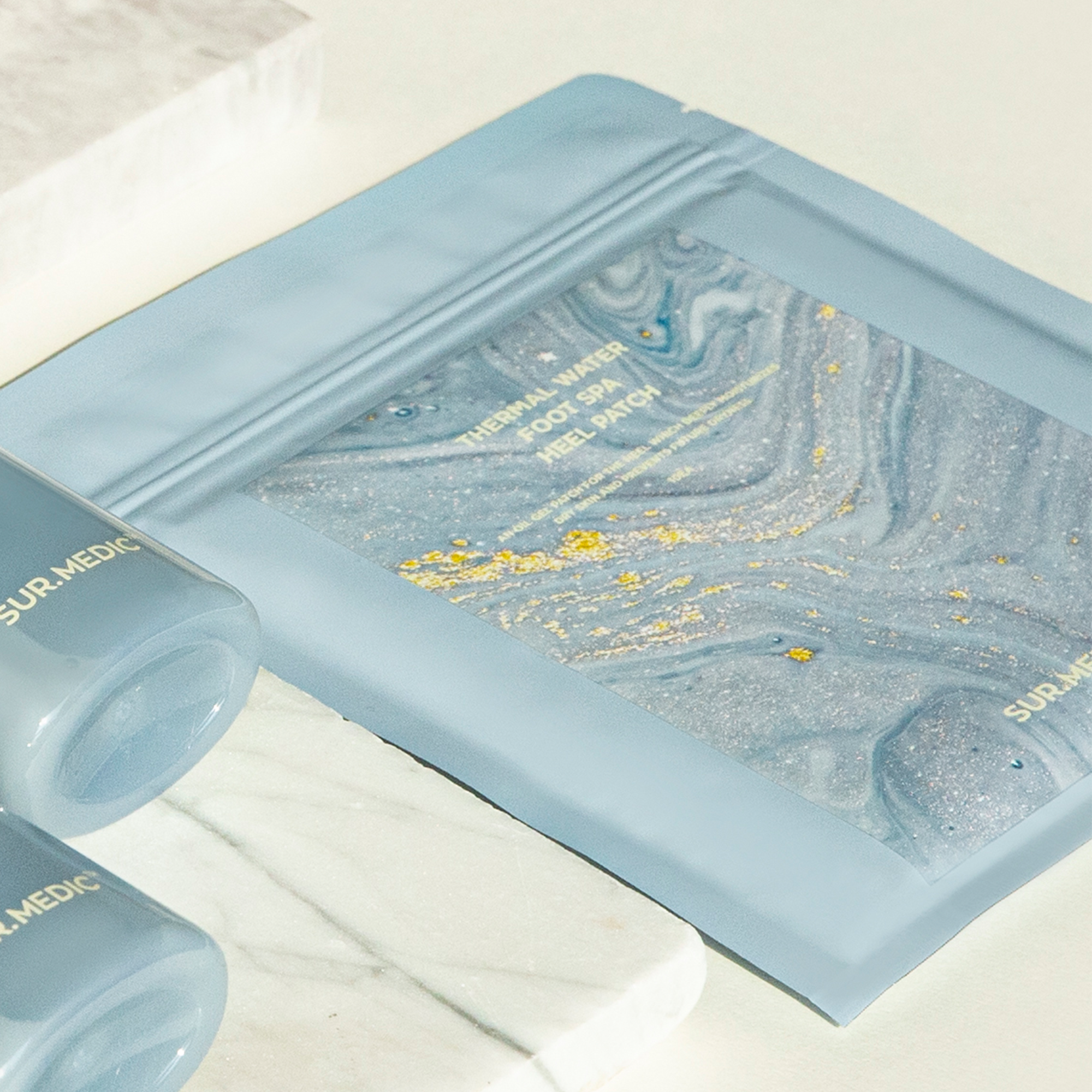 SUREMEDIC THERMAL WATER FOOT SPA HEEL PATCH 10 PACK