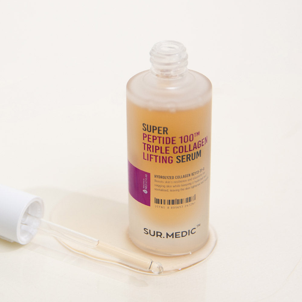 [1BOX/ 54ea] SUR.MEDIC+ SUPER PEPTIDE 100 COLLAGEN LIFTING SERUM 1.69 oz / 50ml