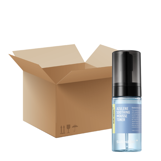 [1BOX/ 40ea] SUR.MEDIC+ AZULENE SOOTHING MOUSSE TONER 3.71 oz / 110ml