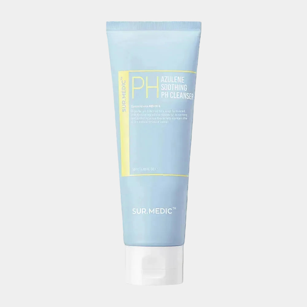 [1BOX/ 48ea] SUR.MEDIC+ AZULENE SOOTHING PH CLEANSER 5.07 oz / 150ml
