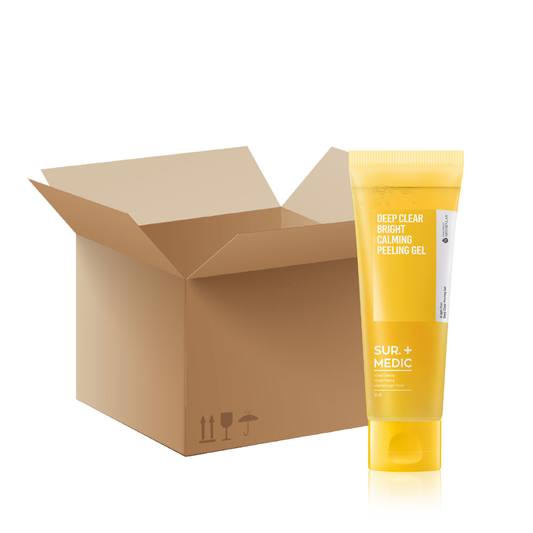 [1BOX/ 50ea] SUR.MEDIC+ DEEP CLEAR BRIGHT CALMING PEELING GEL 4.06 oz / 120ml