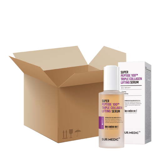 [1BOX/ 54ea] SUR.MEDIC+ SUPER PEPTIDE 100 COLLAGEN LIFTING SERUM 1.69 oz / 50ml