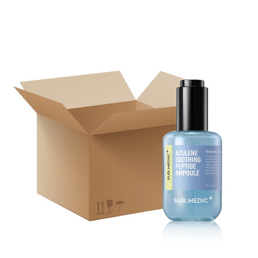 [1BOX/ 70ea] SUR.MEDIC AZULENE SOOTHING PEPTIDE AMPOULE 2.7 oz / 80ml