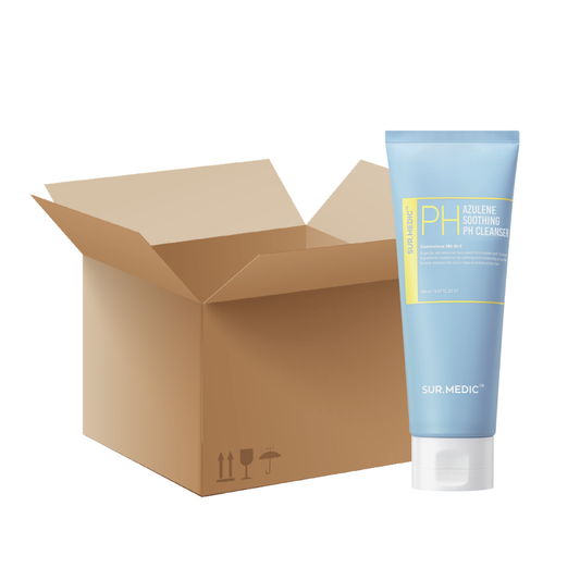 [1BOX/ 48ea] SUR.MEDIC+ AZULENE SOOTHING PH CLEANSER 5.07 oz / 150ml