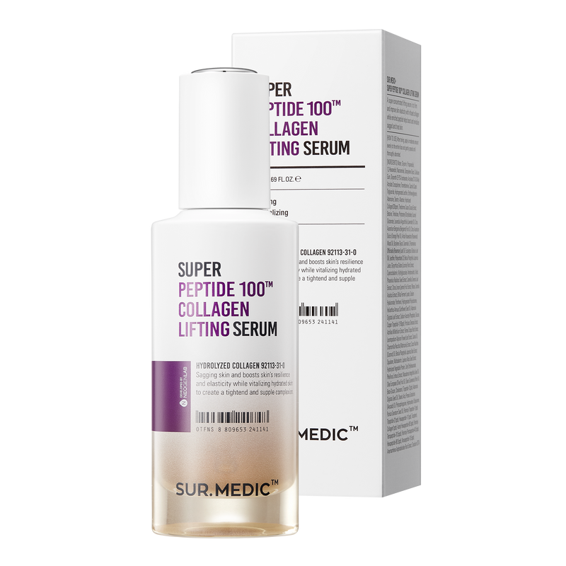 SUR.MEDIC+ SUPER PEPTIDE 100 COLLAGEN LIFTING SERUM 1.69 oz / 50ml