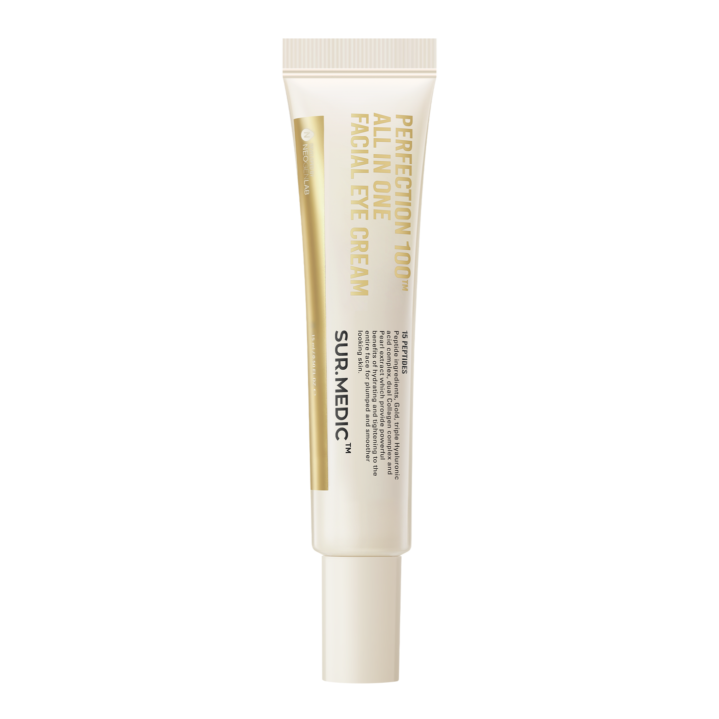 [1BOX/ 130ea] SUR.MEDIC+ PERFECTION 100 ALL IN ONE FACIAL EYE CREAM 1.18 oz / 35ml