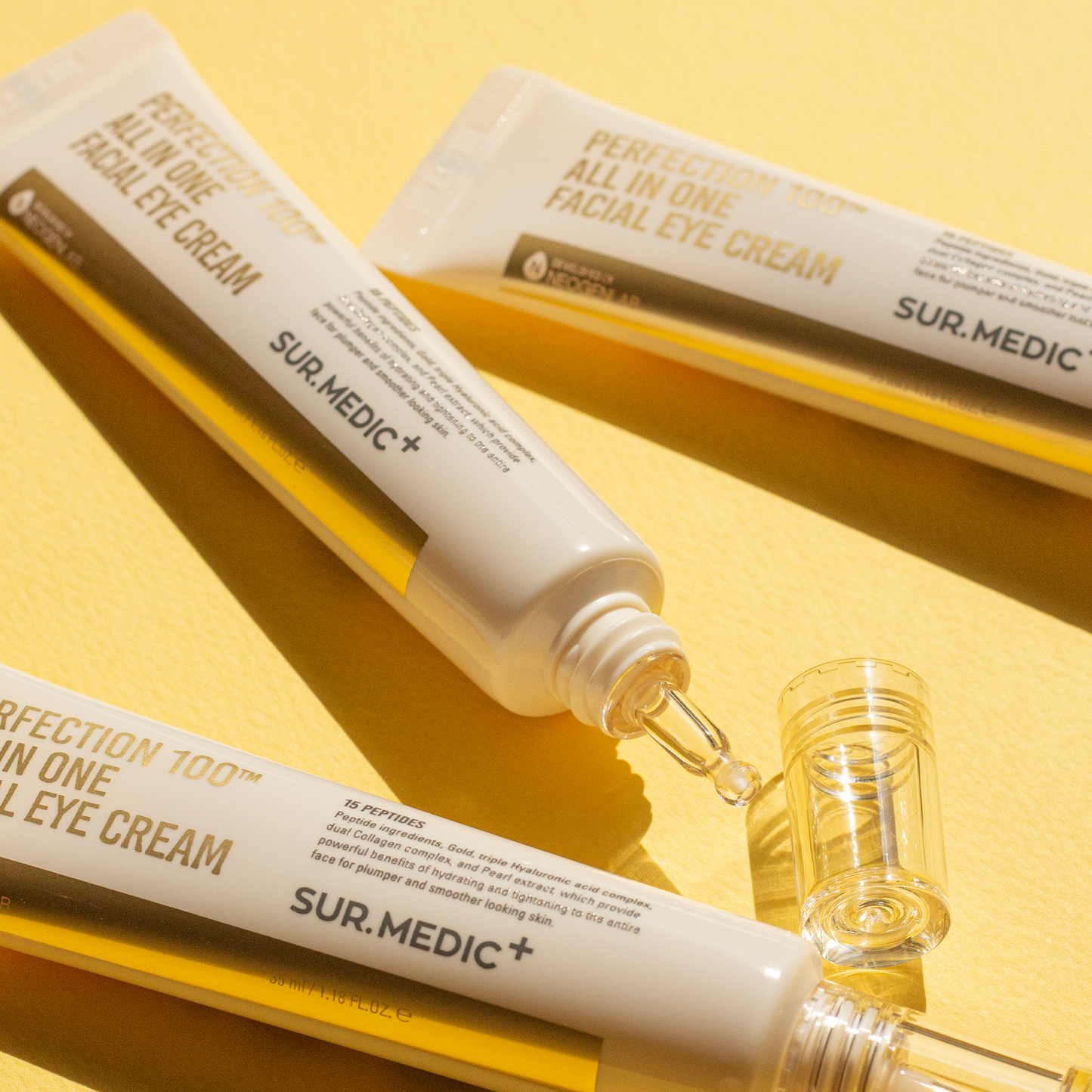 [1BOX/ 130ea] SUR.MEDIC+ PERFECTION 100 ALL IN ONE FACIAL EYE CREAM 1.18 oz / 35ml