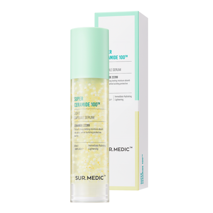 [1BOX/ 70ea] SUR.MEDIC+ SUPER CERAMIDE 100 LIGHT CAPSULE SERUM 1.69 oz / 50ml