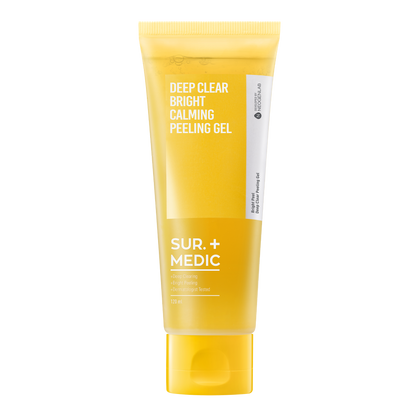 [1BOX/ 50ea] SUR.MEDIC+ DEEP CLEAR BRIGHT CALMING PEELING GEL 4.06 oz / 120ml