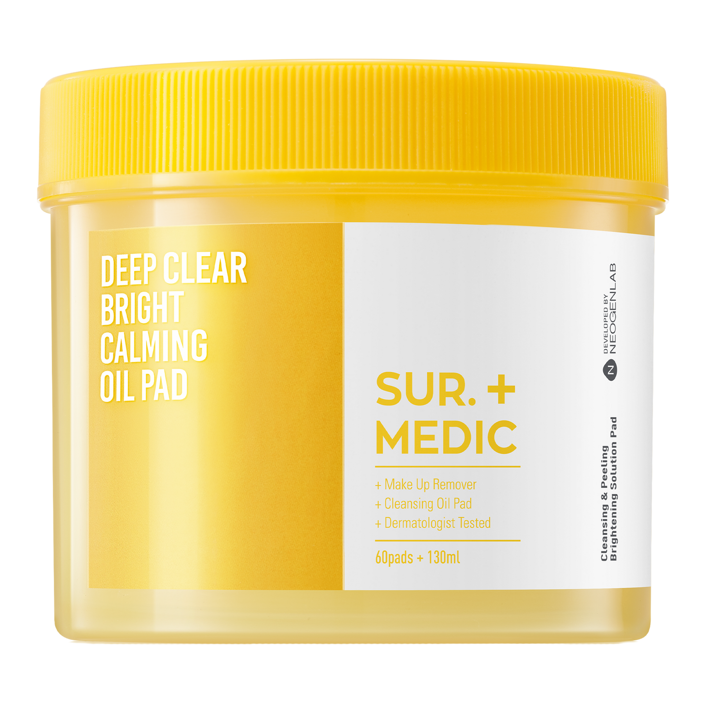 [1BOX/ 30ea] SUR.MEDIC+ DEEP CLEAR BRIGHT CALMING OIL PAD 4.39 oz / 130ml