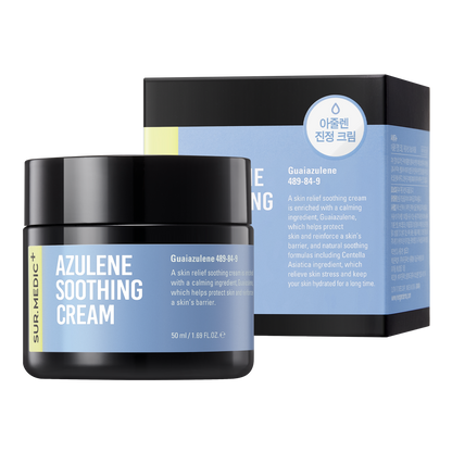 [1BOX/ 60ea] SUR.MEDIC AZULENE SOOTHING CREAM 1.69 oz / 50ml